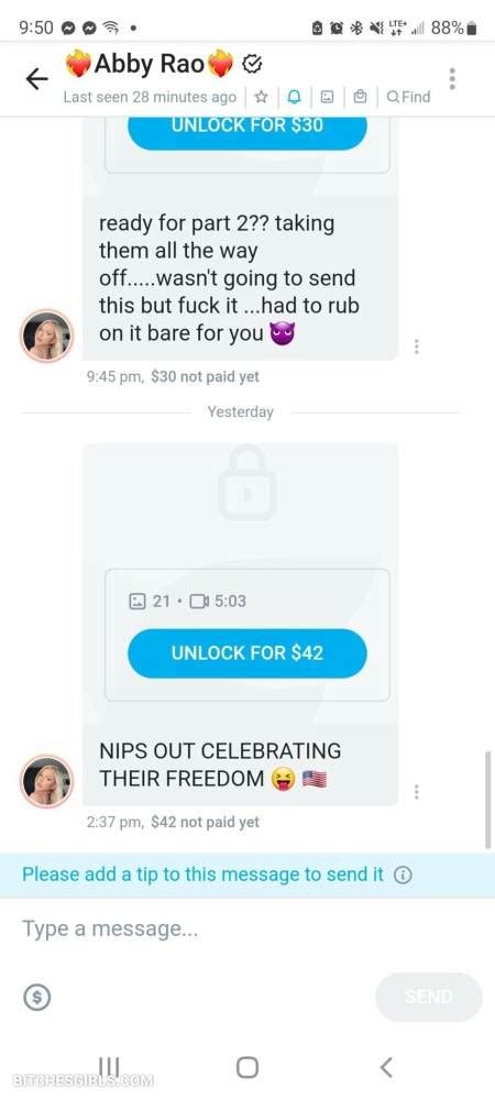 abbyrao nude|Abby Rao Onlyfans Nude Striptease Video Leaked .